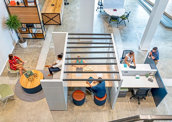 Comfortable multipurpose spaces can boost productivity
