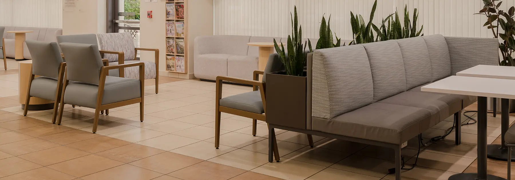 Collaborative area with couches and chairs